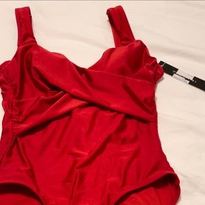 NWT RED SWIMSUIT SIZE M